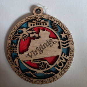 Viginia Reflections Engraved Ornaments