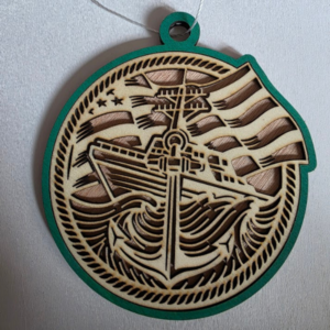 Boat Grace Engraved Ornaments