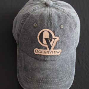 Timeless Style Cap With Leather Engraved Patch