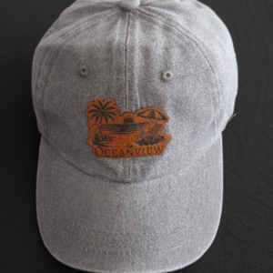 Urban Street Cap With Leather Engraved Patch