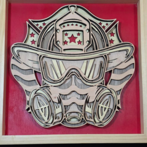Mask 3D Wall Art 13.5 x 13.5 Frame