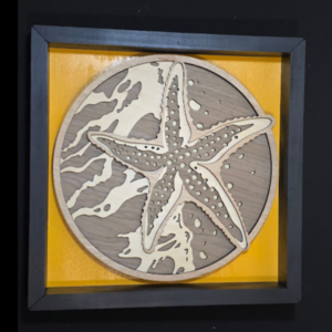 star Fish style 13.5 x 13.5 Frame