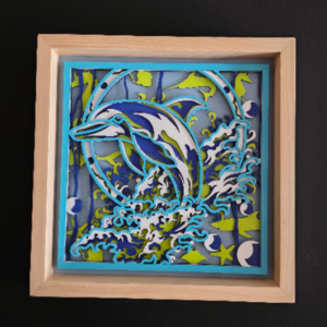 Reef Motion Fish 3D Wall Art 13.5 x 13.5 Frame