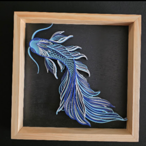 Coral Fish 3D Wall Art 13.5 x 13.5 Frame