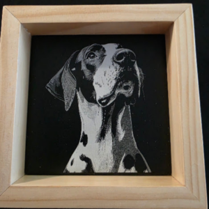 German shorthaired Pointer 6×6 Engraved Ceramic Tile