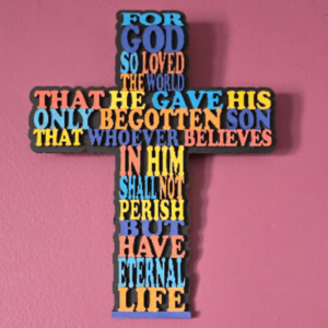 Grace Engraved Wall Cross
