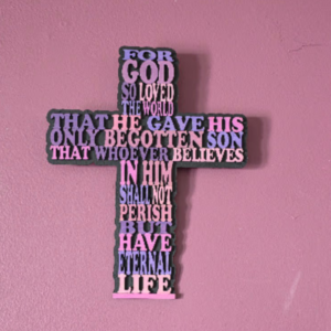 Divine Engraved Wall Cross