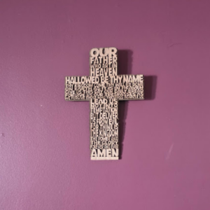 Sacred Engraved Wall Cross