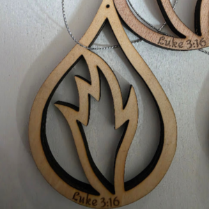 Cheer Engraved Ornament