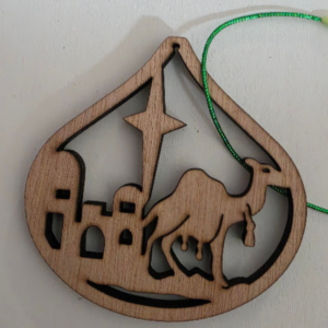 Camel Walk Engraved Ornament