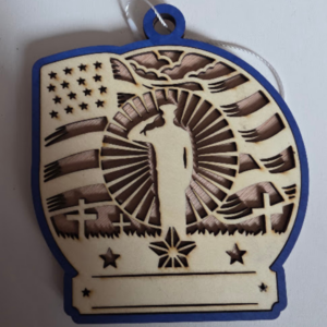Army Special Engraved Ornament
