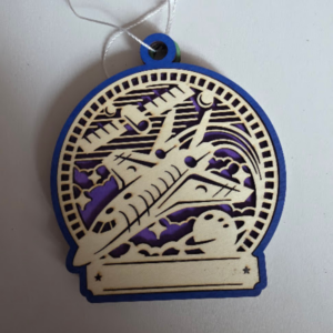 Plane Engraved Ornament