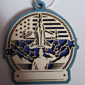 Holiday Spirit Engraved Ornament