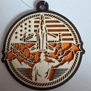 Army Engraved Expressions Ornaments