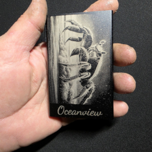 Oceanview Crab Engraved Wallet