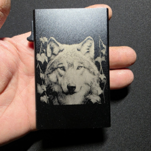 Wolf Engraved Wallet