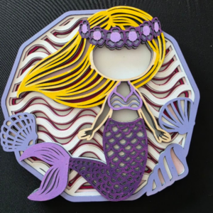 Little Mermaid Unframed Wall Art