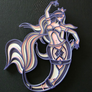 Mermaid Cove Unframed Wall Art