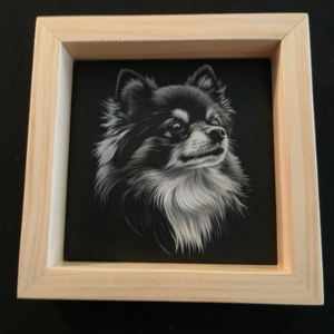Angelic Art Engraved Ceramic Frame