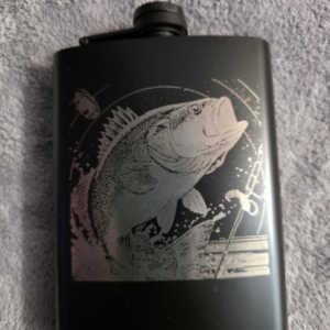 1 Fish Engraved Flask