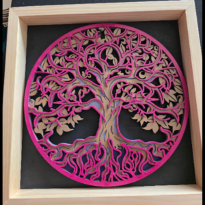 Forest Root Tree 3D Wall Art 13.5 x 13.5 Frame