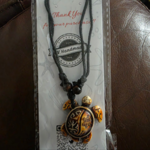 Cherished Turtle Engraved Necklace