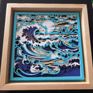 Elegant Finish Map 3D Wall Art