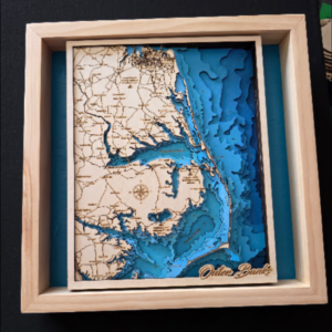 Pure Style Map 3D Wall Art