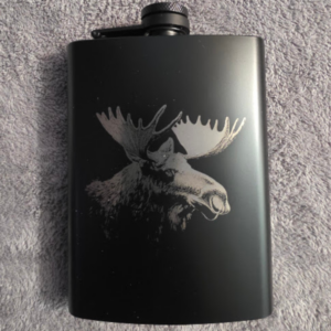 Title Engraved Flask