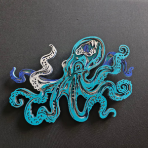 Octopus Mystical Unframed Wall Art