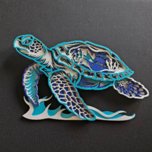 Sea Turtle Treasure Unframed Wall Art