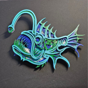 Fish Escape Unframed Wall Art